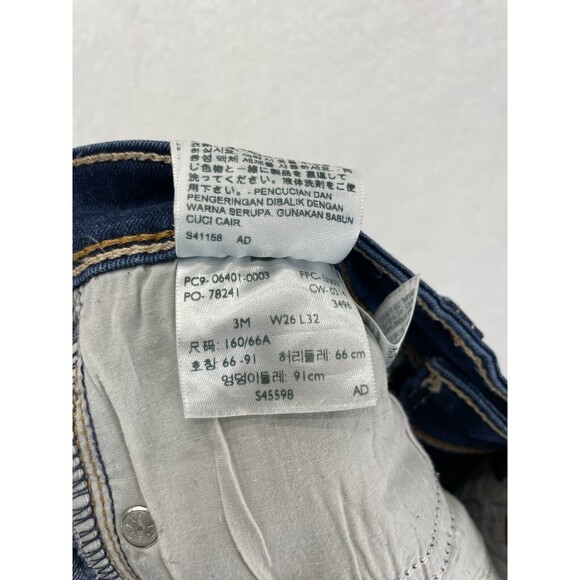 Levi’s Demi Curve‎ Skinny Jeans Women’s W26 L32 Blue Low Rise Stretch Denim - Picture 9 of 9
